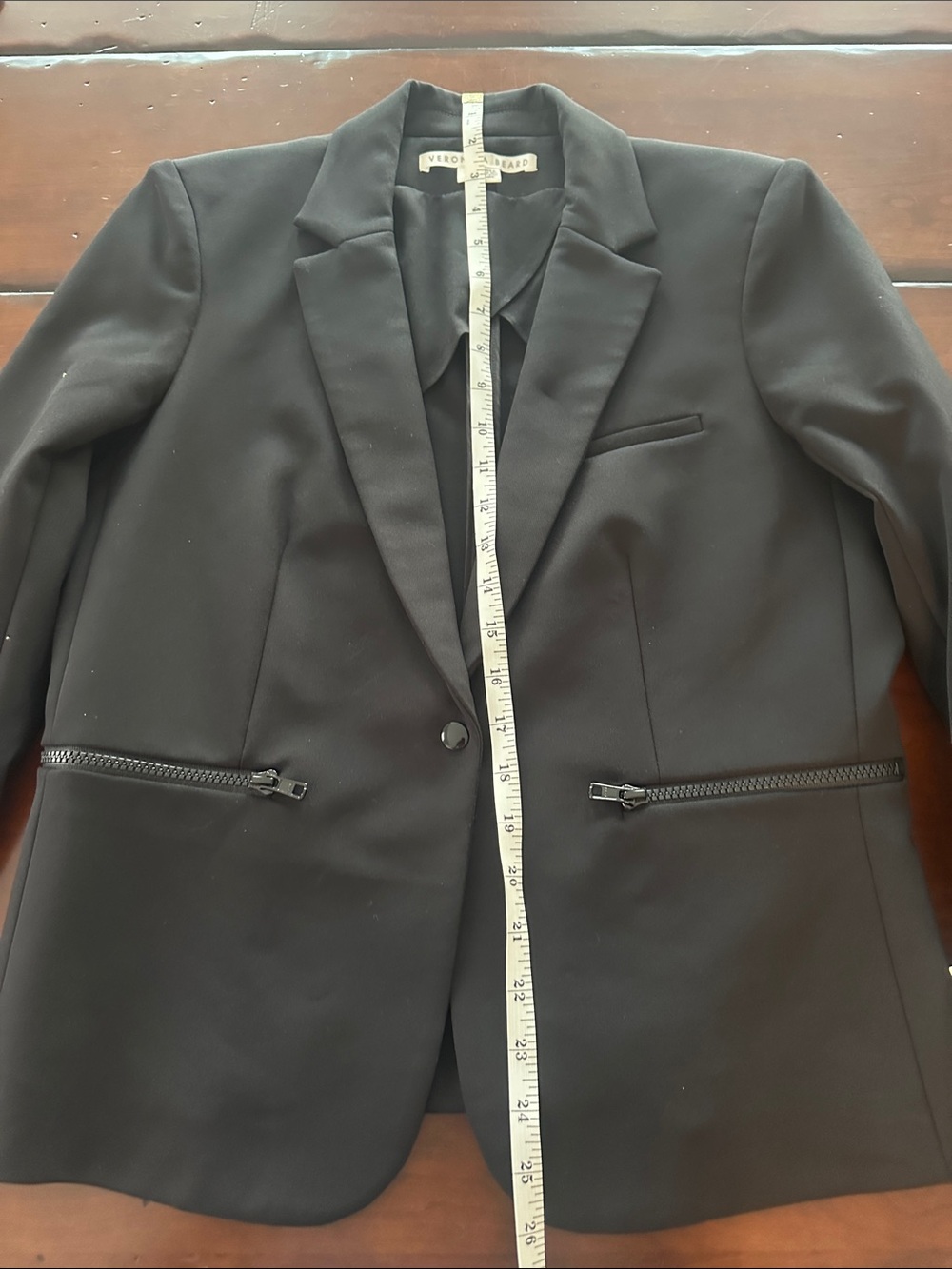 Veronica Beard Black Scuba Dickey Jacket – Size 10 - Picture 9 of 9
